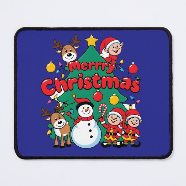Item preview, Merry Christmas Festive Scene - Christmas Day designed and sold by MSMPrintDesign.