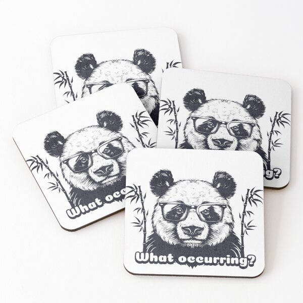 Item preview, Whats Occurring: panda designe designed and sold by swiftbinaries.