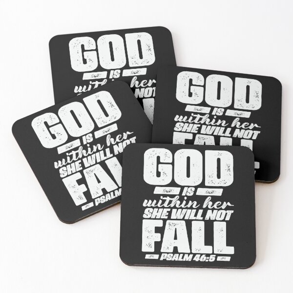 Item preview, Psalm 46:5 God Is Within Her She Will Not Fall designed and sold by plushism.