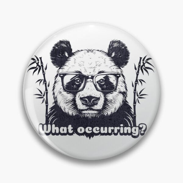 Item preview, Whats Occurring: panda designe. designed and sold by swiftbinaries.
