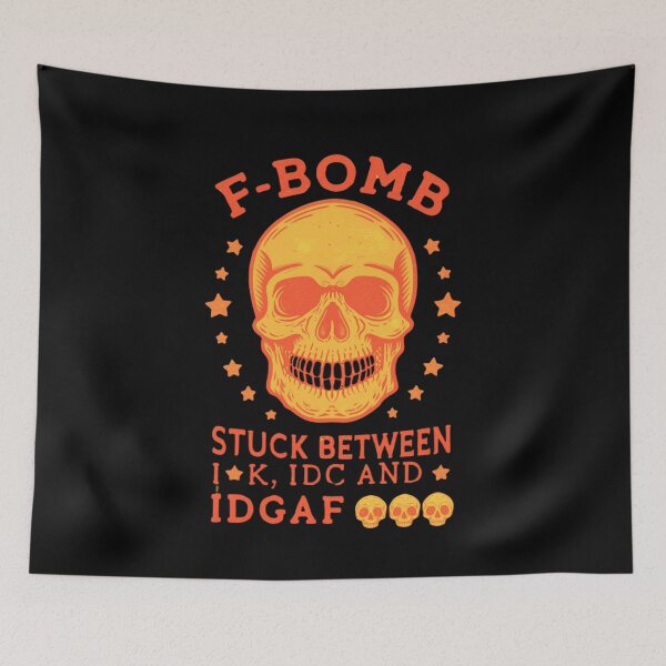 Item preview, "F-Bomb Bartender | Funny Bartender Quote | IDK IDC IDGAF Meme Tee designed and sold by Colorful-Garden.