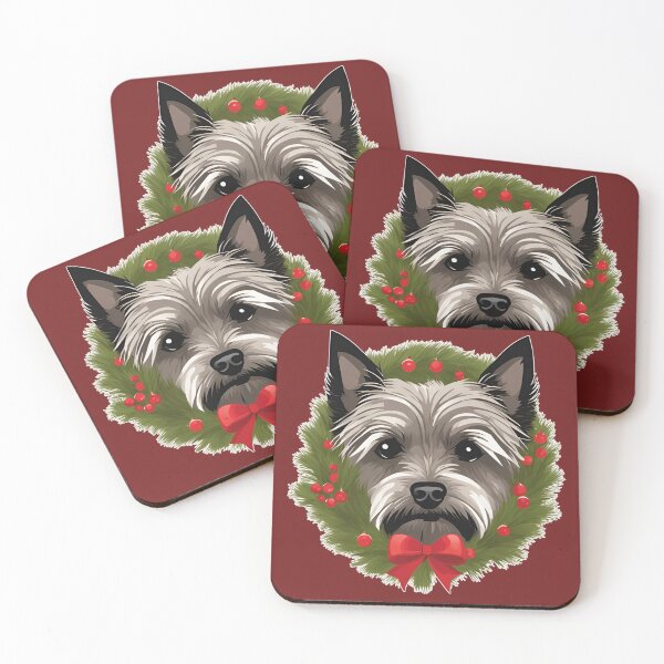 Item preview, Jolly Christmas - Cairn Terrier Nose Edition designed and sold by GoodyPaws.