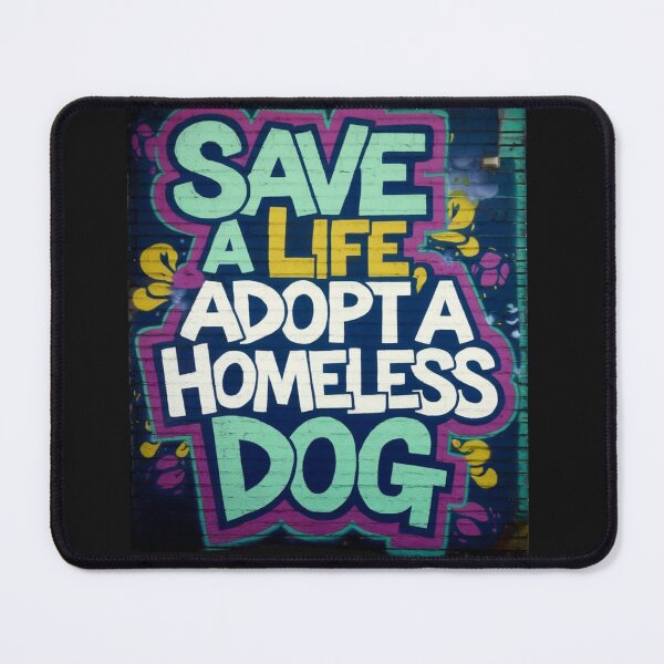 Item preview, "Save a life, adopt a homeless dog. designed and sold by aipaint.