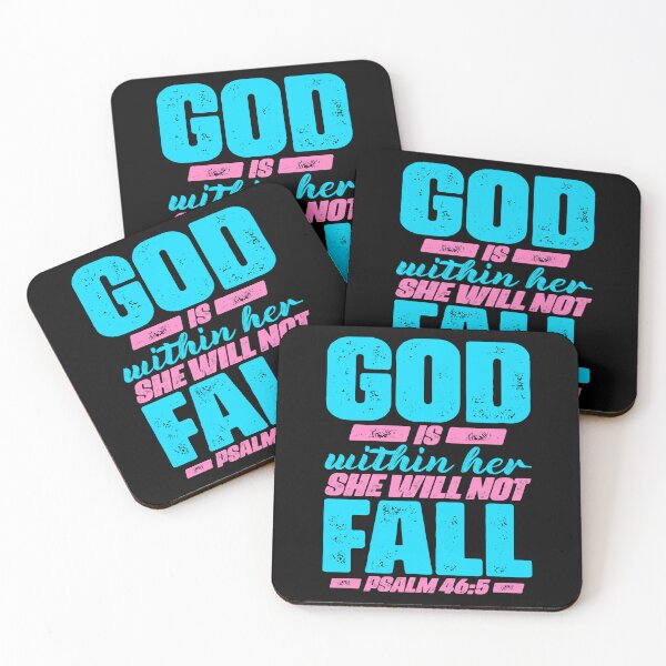 Item preview, Psalm 46:5 God Is Within Her She Will Not Fall designed and sold by plushism.