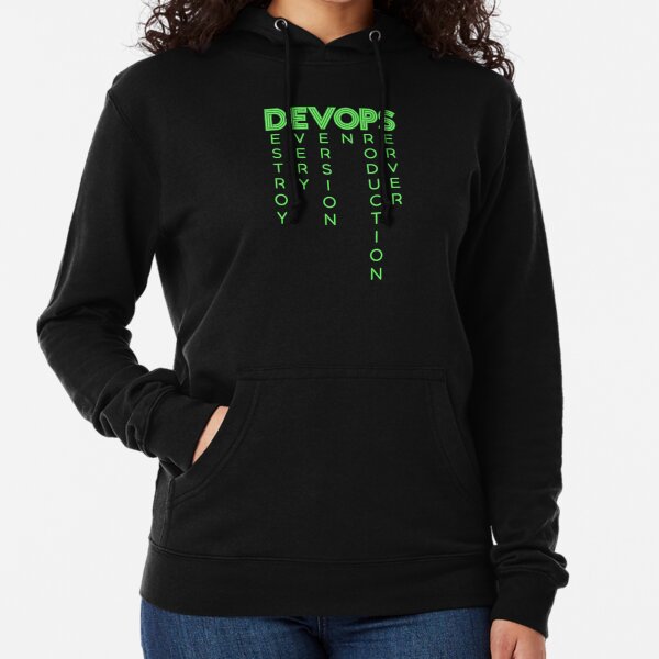 DEVOPS - The real definition of DEVOPS Lightweight Hoodie