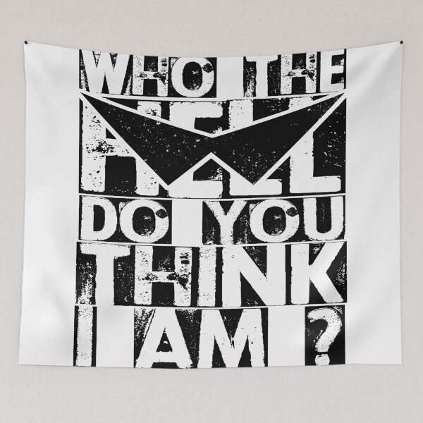 Item preview, Who the Hell do you think I am? designed and sold by HEARTBEATS.