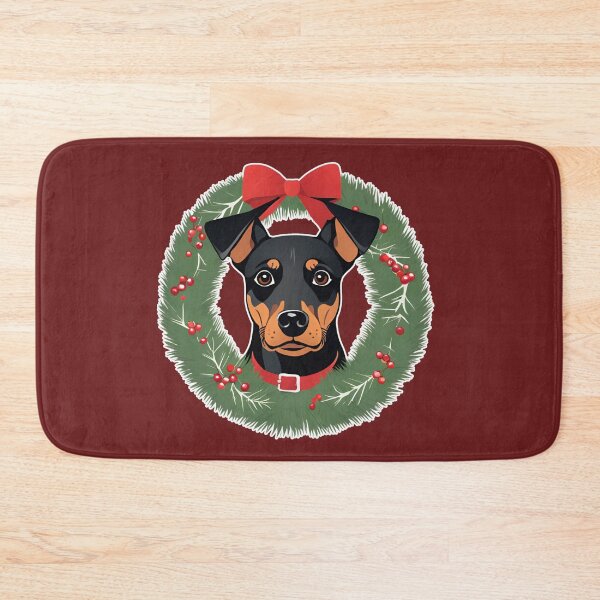 Item preview, Jolly Christmas - Manchester Terrier Nose Edition designed and sold by GoodyPaws.