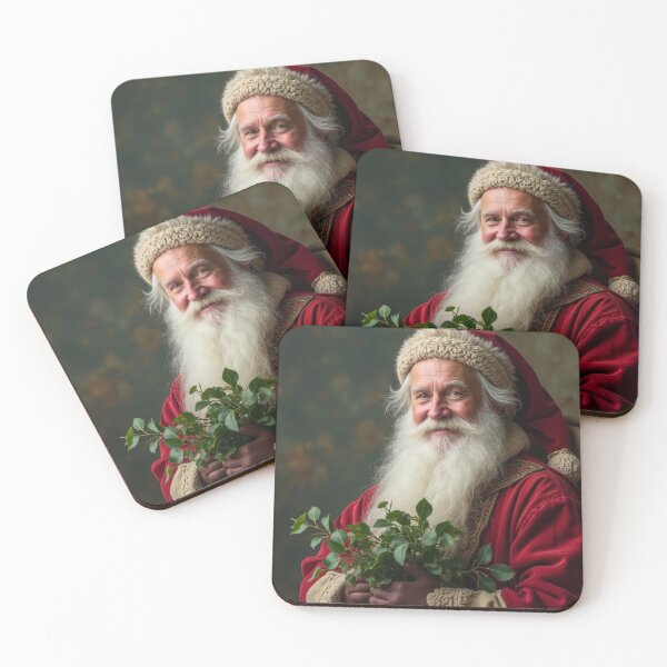 Item preview, Enchanting Christmas cards with Santa Claus in all his glory designed and sold by Connys Colorful World.