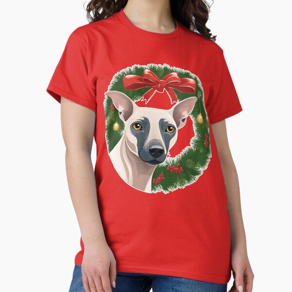Vista previa del artículo con la obra «Feliz Navidad - Edición de nariz de perro peruano sin pelo», diseñado y vendido por GoodyPaws.