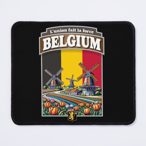Item preview, Belgium windmills and Tulips designed and sold by NPStudio.