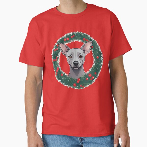 Vista previa del artículo con la obra «Feliz Navidad - Edición de nariz de perro peruano sin pelo», diseñado y vendido por GoodyPaws.