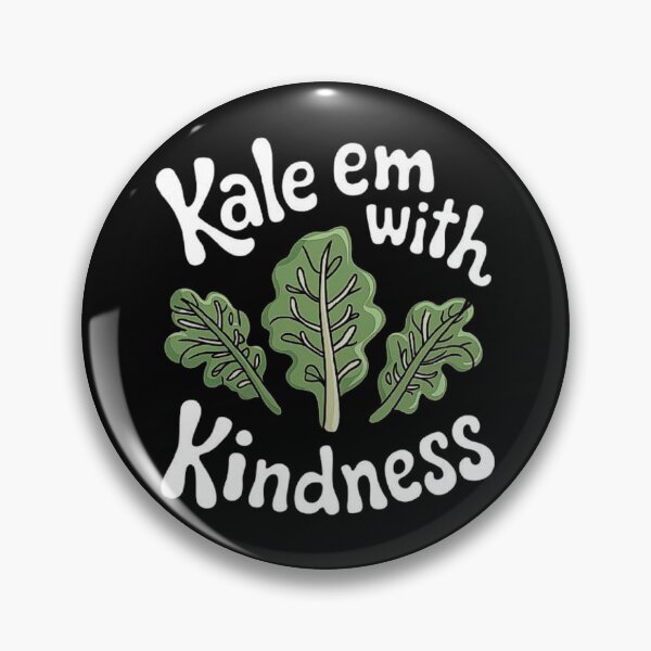 Item preview, Healthy Kale Leaf Design with Positive Kindness Message designed and sold by love3617.