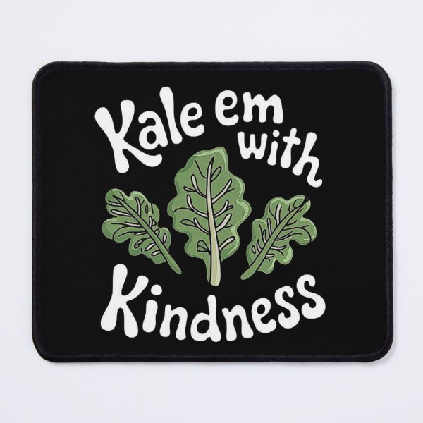 Item preview, Healthy Kale Leaf Design with Positive Kindness Message designed and sold by love3617.
