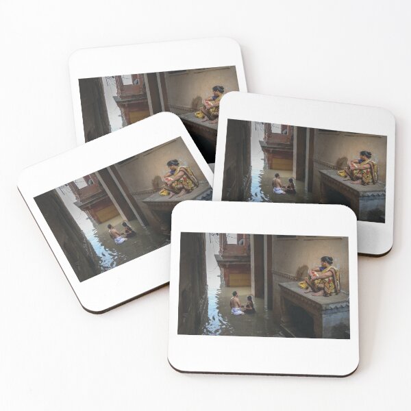 Item preview, Solitude and Devotion: A Scene from Varanasi designed and sold by Ishank99.