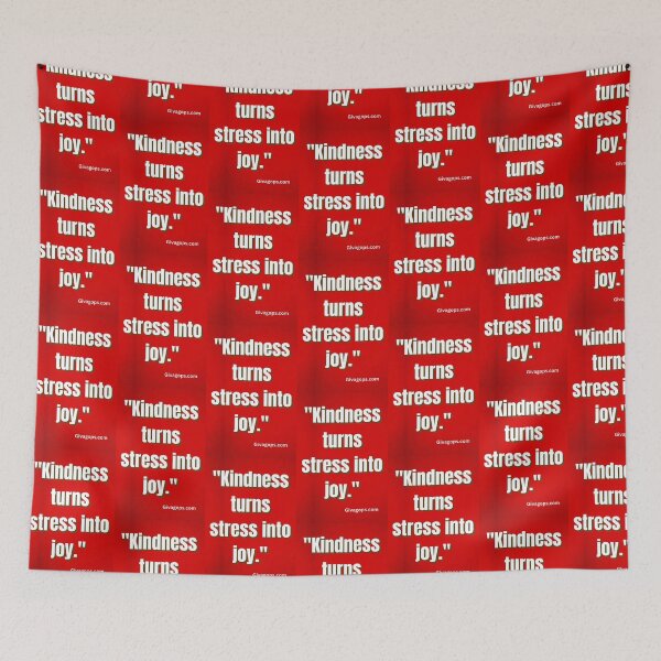 Item preview, "Kindness turns stress into joy." designed and sold by CUTESTUFFnow.