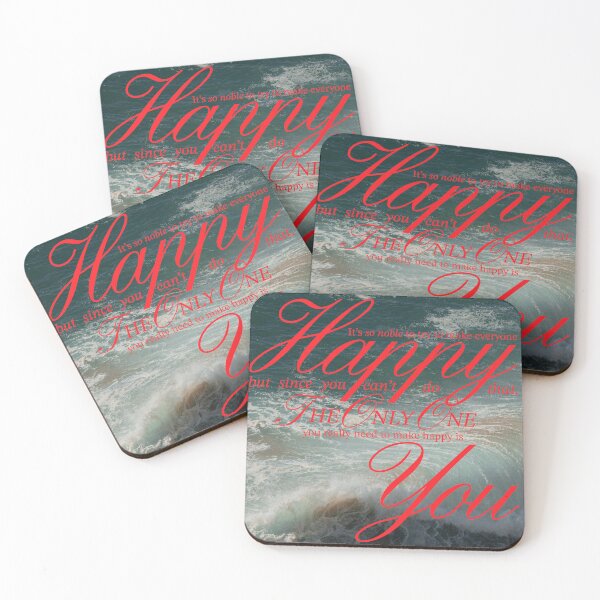 Item preview, Graphic Poster Waves Inspirational Quote designed and sold by InkPoems.