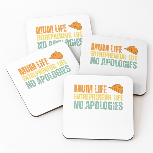 Item preview, Mum life, entrepreneur life, no apologies designed and sold by Jerziv-C.