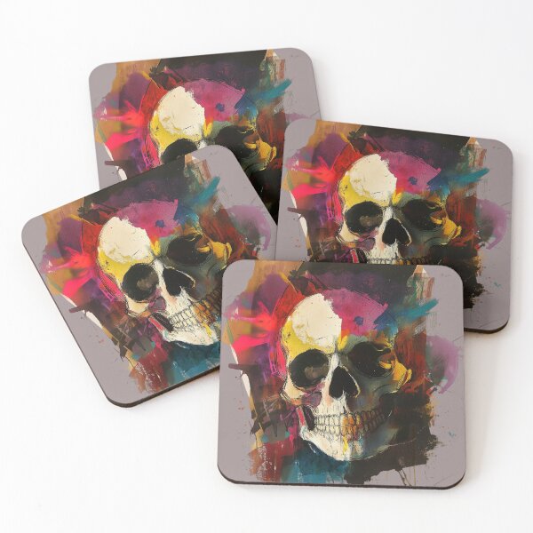 Item preview, Painted skull designed and sold by Cimbart.