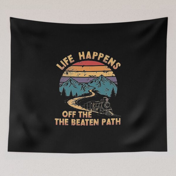 Item preview, Exploring Life Beyond the Beaten Path with Scenic Mountains and Train designed and sold by love3617.