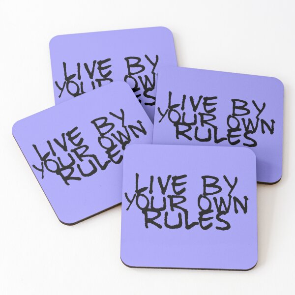 Item preview, Live By Your Own Rules designed and sold by fontspree.