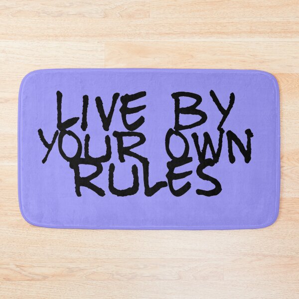Item preview, Live By Your Own Rules designed and sold by fontspree.