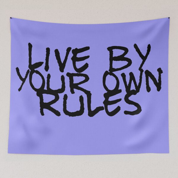 Item preview, Live By Your Own Rules designed and sold by fontspree.