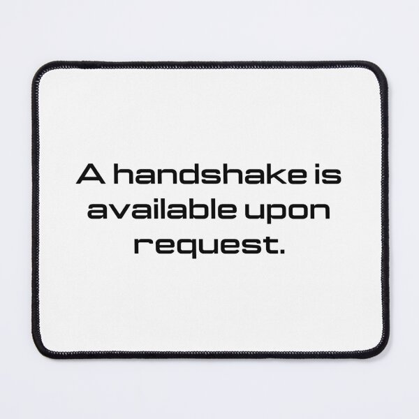 Item preview, A Handshake Is Available Upon Request - Satirical Severance Lumon Office Design designed and sold by toronjanino.