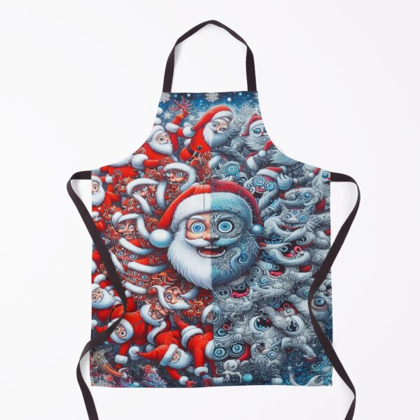 Item preview, Color Splash Wonderland of Cartoon Santas – Perfect Holiday Gift designed and sold by Imaginarium of Chaos falcon88 .