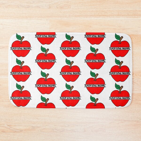 Item preview,  Apple Illustration with "Teach Love Inspire" Wording designed and sold by MrsCreative1.