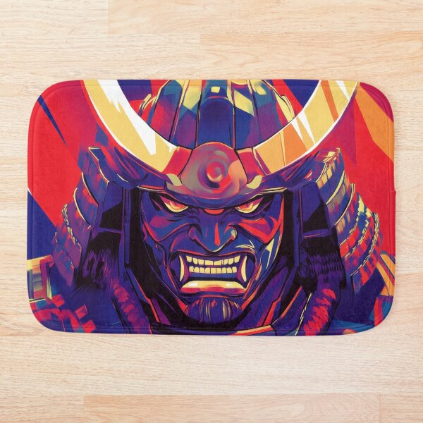 Item preview, Color illustration of an evil samurai in a helmet designed and sold by Sergii Davydenko.