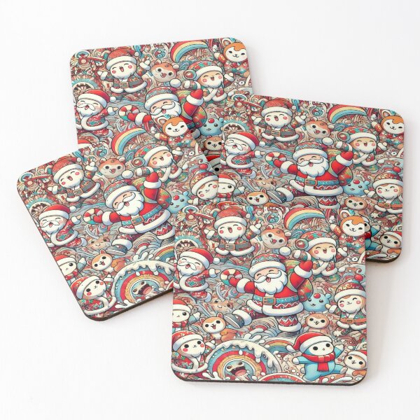 Item preview, Color Fusion Animals and Holiday Snowflakes – Perfect Holiday Gift designed and sold by Imaginarium of Chaos falcon88 .