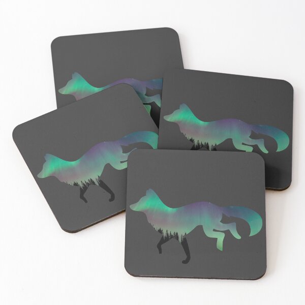 Item preview, Aurora Borealis Fox designed and sold by humnoo.