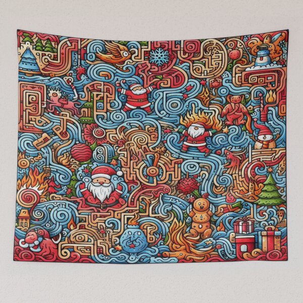 Item preview, Fusion Wonderland in a Color Tapestry – Perfect Holiday Gift designed and sold by Imaginarium of Chaos falcon88 .