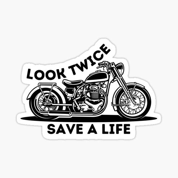 Motorcycle Safety Stickers for Sale | Redbubble