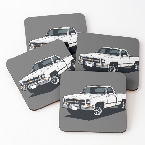 Item preview, White Chevrolet Truck designed and sold by widmore.