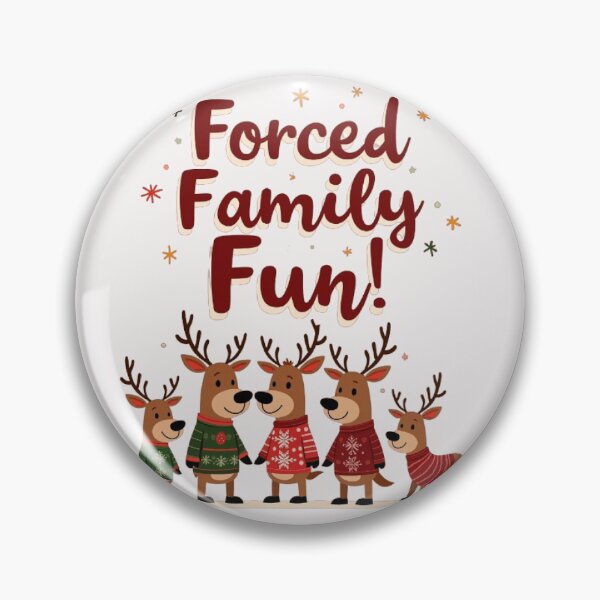 Item preview, Forced Family Fun Sarcastic Adult Funny Christmas designed and sold by WAISLYV.