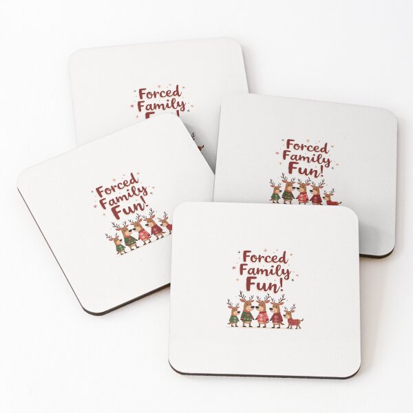 Item preview, Forced Family Fun Sarcastic Adult Funny Christmas designed and sold by WAISLYV.