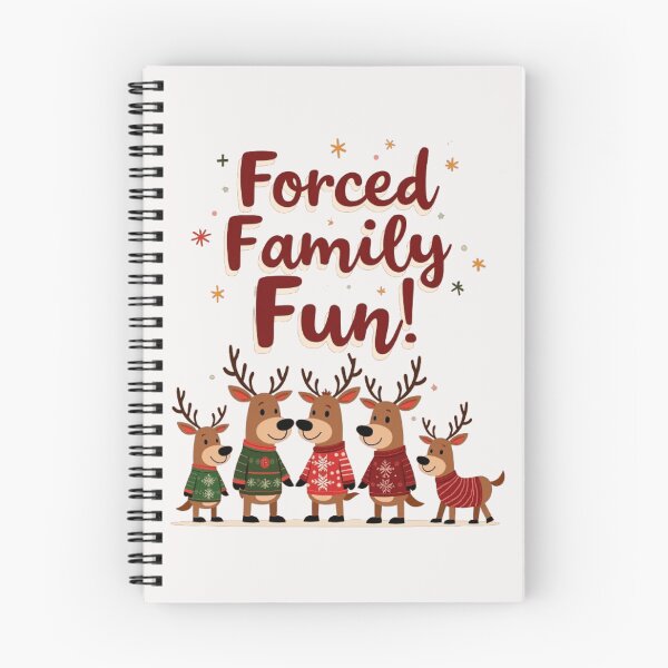 Item preview, Forced Family Fun Sarcastic Adult Funny Christmas designed and sold by WAISLYV.