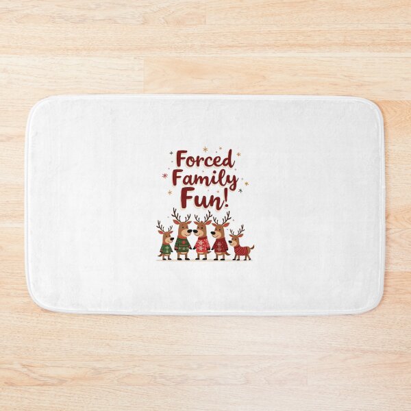 Item preview, Forced Family Fun Sarcastic Adult Funny Christmas designed and sold by WAISLYV.