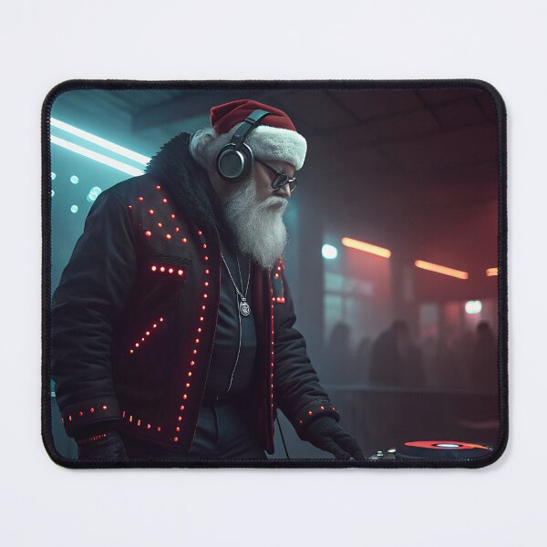 Item preview, Party with DJ Santa designed and sold by AhArtMe.