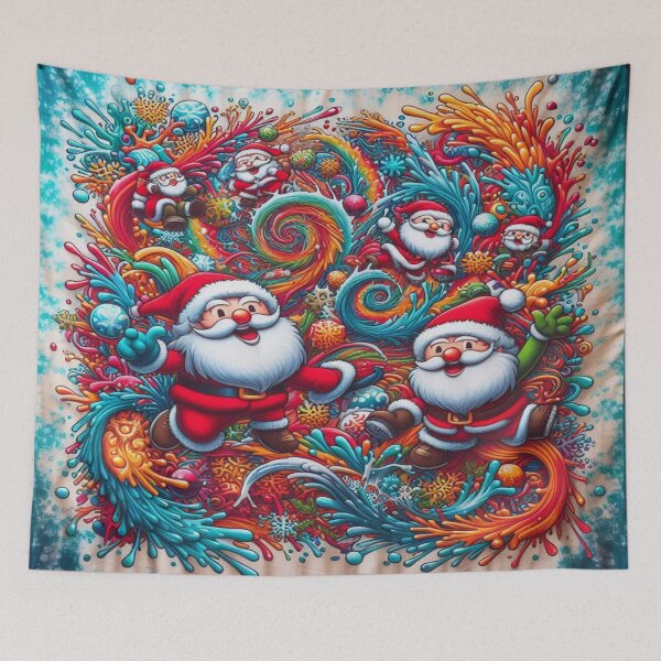 Item preview, Whimsical Tapestry of Fusion Creatures – Perfect Holiday Gift designed and sold by Imaginarium of Chaos falcon88 .