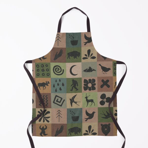 Item preview, Nature Inspired Retro Square Pattern designed and sold by H G  Designs.