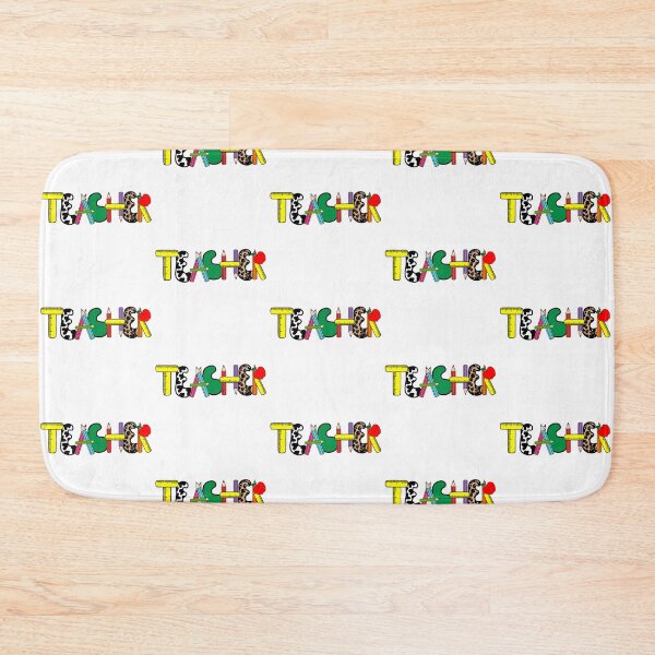 Item preview, Colorful Lettering of the Word "Teacher" - playful and fun in school theme designed and sold by MrsCreative1.