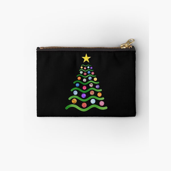 Item preview, Colorful Christmas Tree With Planet Baubles  designed and sold by humnoo.