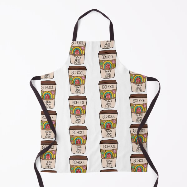 Item preview, Teacher Takeaway Coffee Cup with Rainbow Design designed and sold by MrsCreative1.