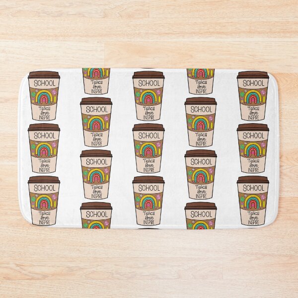Item preview, Teacher Takeaway Coffee Cup with Rainbow Design designed and sold by MrsCreative1.