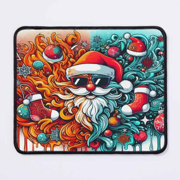 Item preview, Color Splash Tech Animals in a Festive Tapestry – Perfect Holiday Gift designed and sold by Imaginarium of Chaos falcon88 .