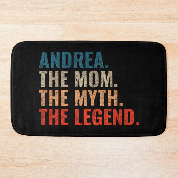 Item preview, Andrea The Mom The Myth The Legend Andrea Name Retro 70s distress designed and sold by Teelogic.