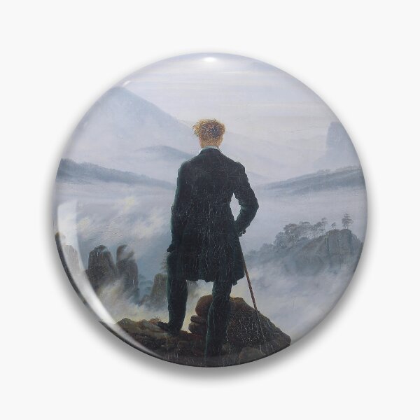 Item preview, Caspar David Friedrich : Wanderer Above the Sea of Fog (1818) designed and sold by YNTDigitalHouse.