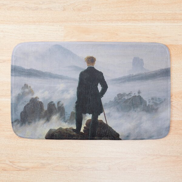 Item preview, Caspar David Friedrich : Wanderer Above the Sea of Fog (1818) designed and sold by YNTDigitalHouse.